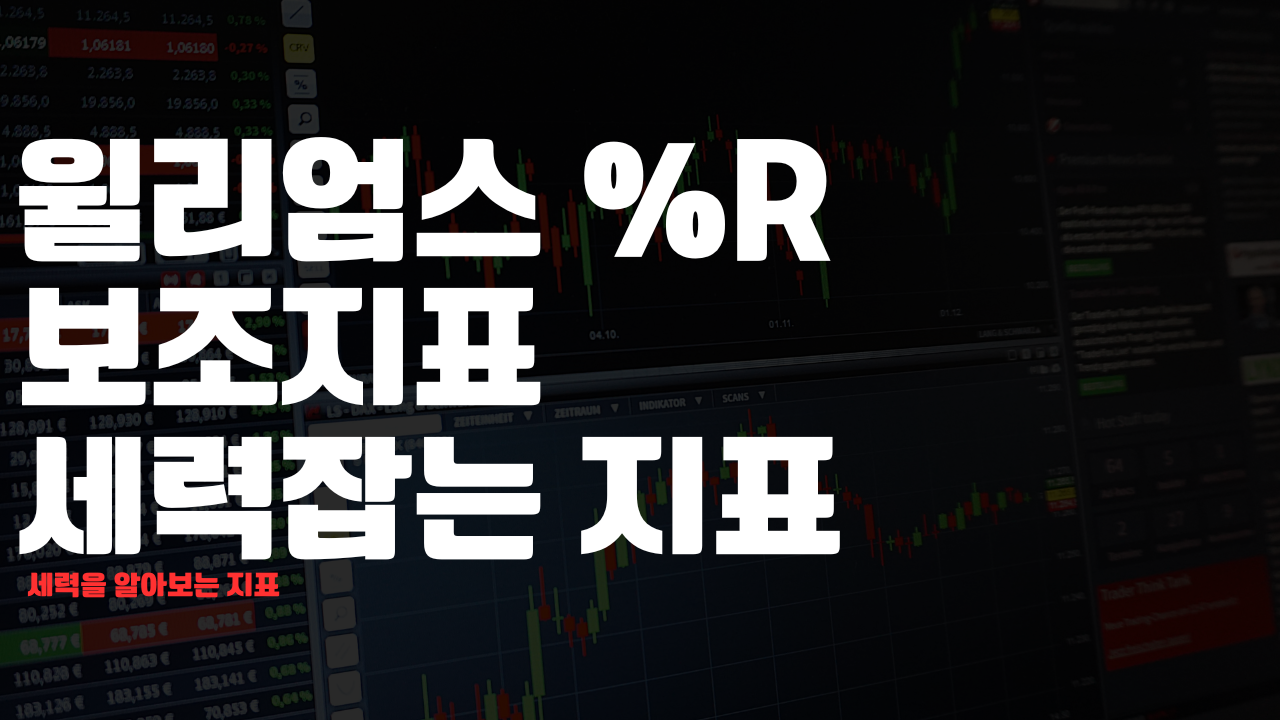 윌리엄스 R 보조지표