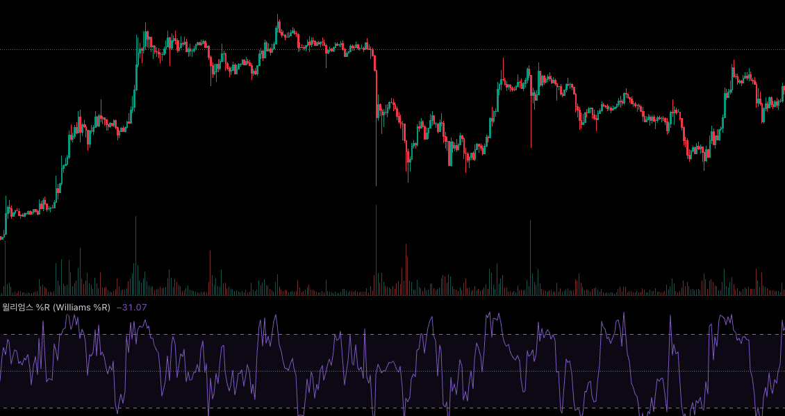 윌리엄스R 지표