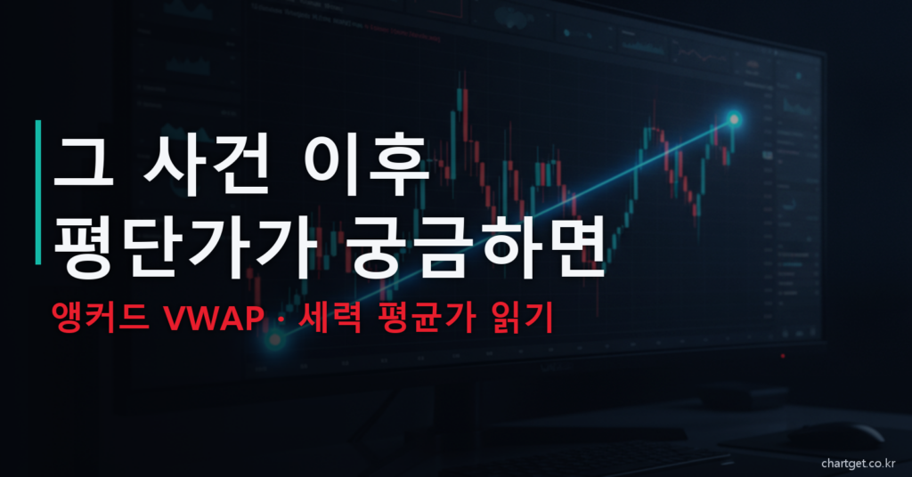 앵커드 VWAP 그 사건 이후 평단가가 궁금하면 세력 평균가 읽기 썸네일