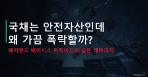 국채는 안전자산인데 왜 가끔 폭락할까 헤지펀드 베이시스 트레이드와 숨은 레버리지 썸네일
