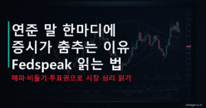 연준 발언 Fedspeak 읽는 법 매파 비둘기 투표권 시장 심리 썸네일