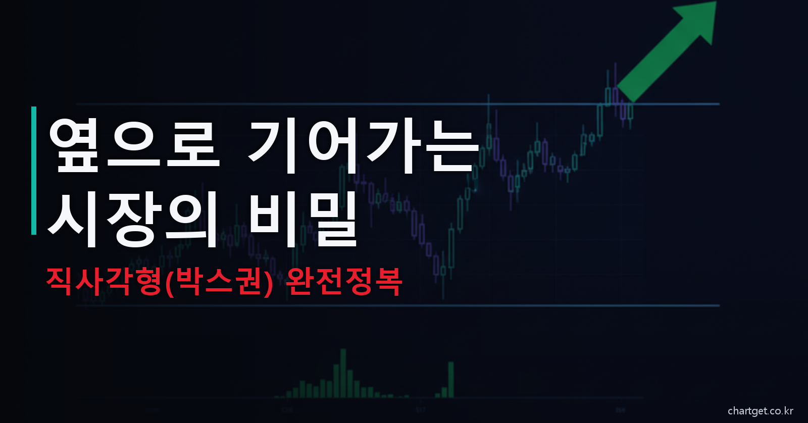 직사각형 박스권 옆으로 기어가는 시장의 비밀 수평 지지 저항 돌파 썸네일
