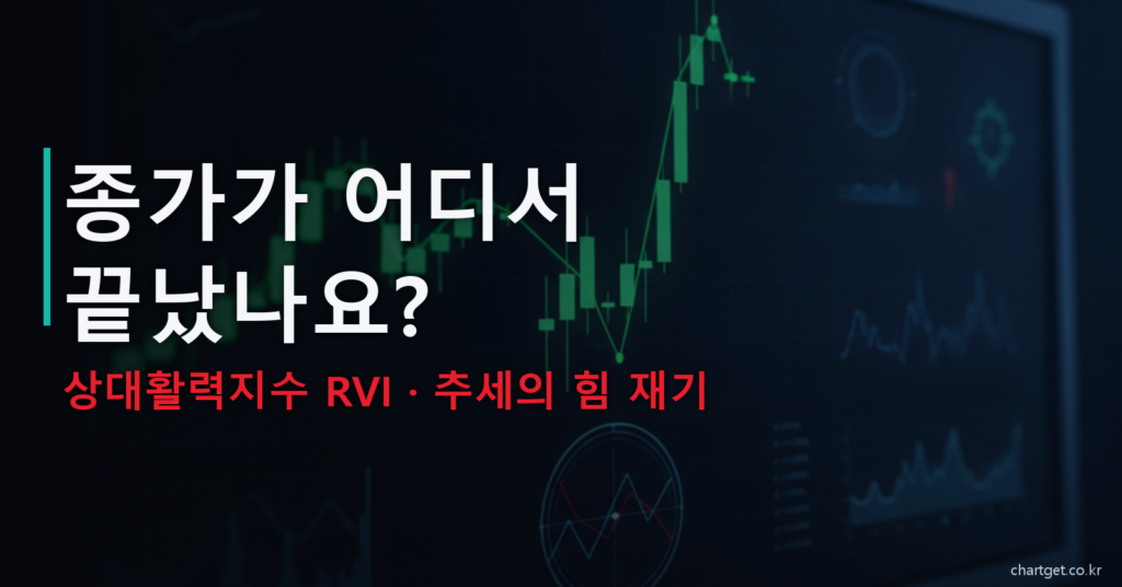 상대활력지수 RVI 종가가 어디서 끝났나요 추세의 힘 재기 썸네일
