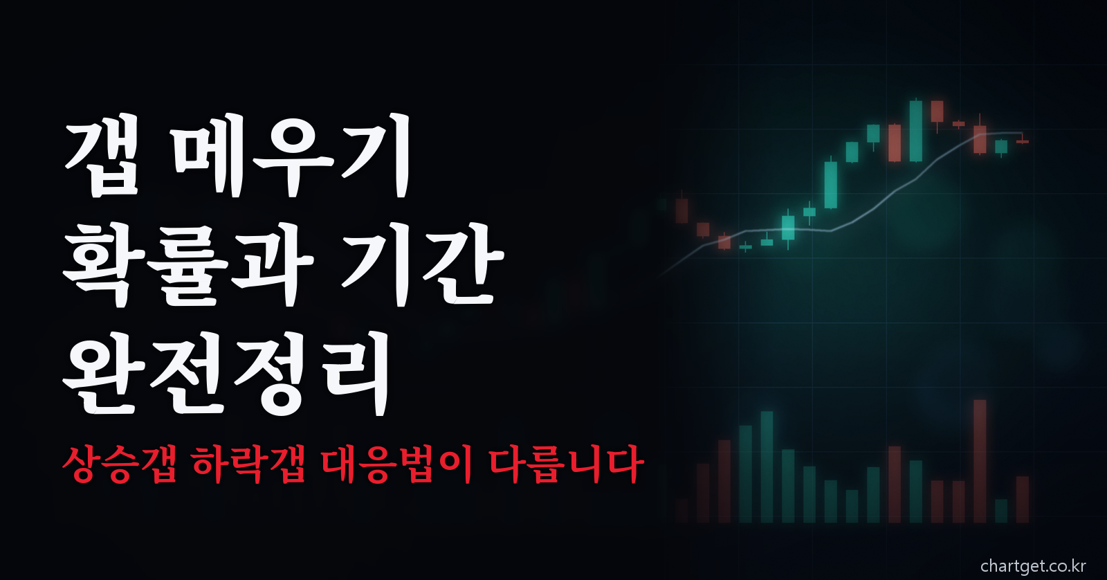 갭 메우기 확률과 기간 상승갭 하락갭 대응법 썸네일